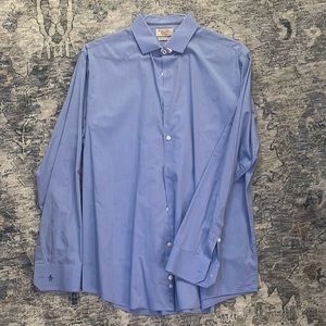 Penguin Light blue Button Down Shirt Slim Fit 17 - 34/35